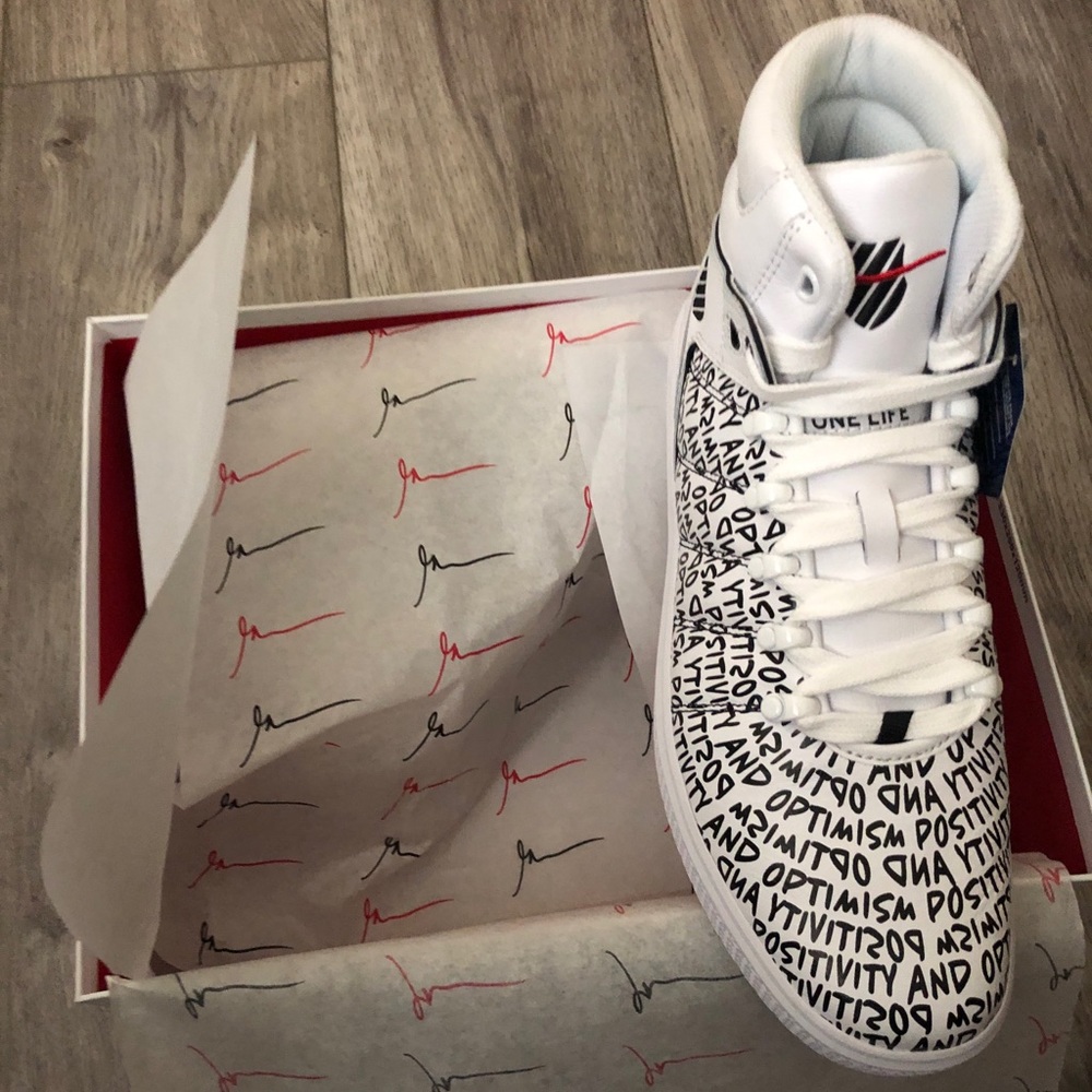 K Swiss mid Gary Vee positivity and optimism